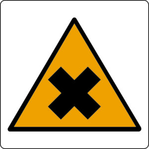 SEGNALI AZIENDALI DI PERICOLO | SOSTANZE NOCIVE IRRITANTI | FIG. 0010 00 40