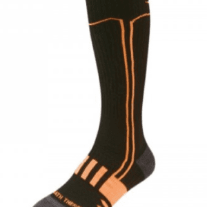 AMZ-A2GX9595/N | Calza LUNGA nera/arancio | MIZUNO