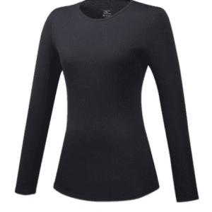 AMZ-A2GA9810/N | Maglia underwear nera DONNA manica lunga | MIZUNO