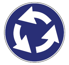 SEGNALI DI OBBLIGO | ROTATORIA | FIG. 84