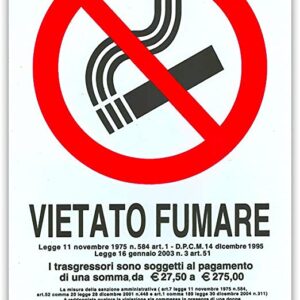 SEGNALI AZIENDALI DI DIVIETO | VIETATO FUMARE | SCP0024720/B/AL