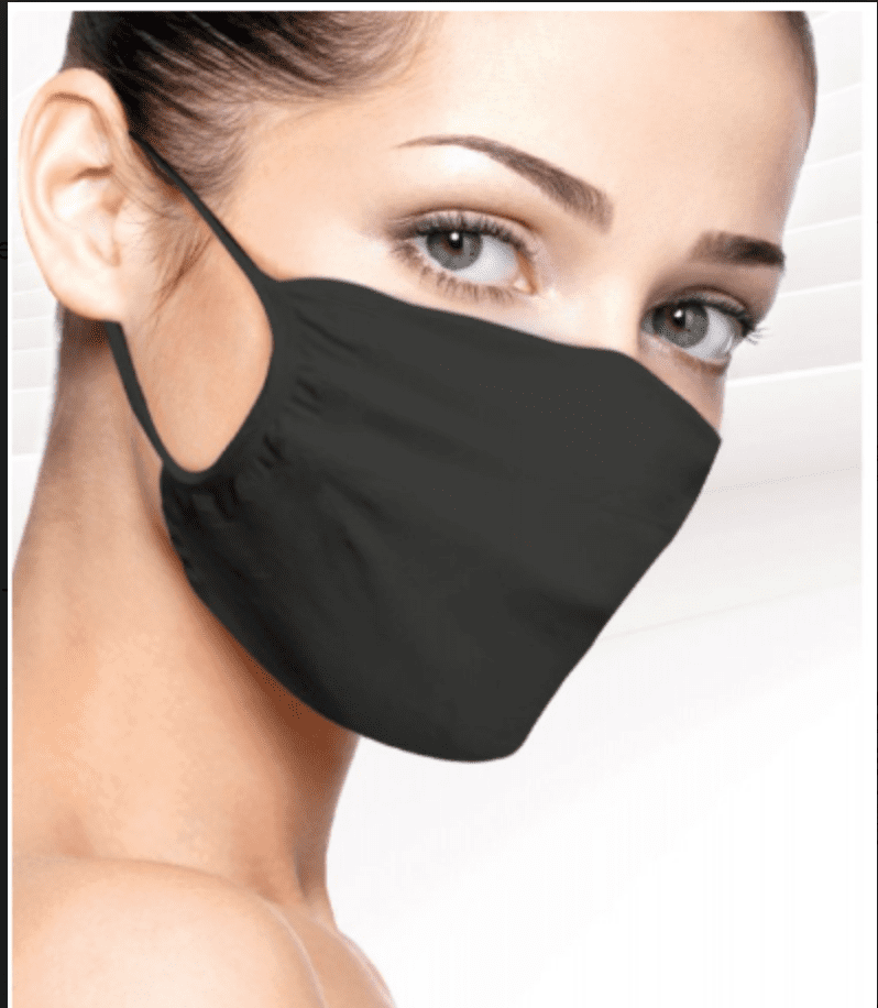 Drone Mask Maschera Protettiva Per Il Viso In Tessuto A 4 Strati - Lavabile, Nera, Fatta A Mano Negli USA, Per Adulti Unisex Mascherine Donna Lavabili - Foto 6