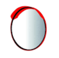 ST-721 | Specchio stradale visiera Diam.60